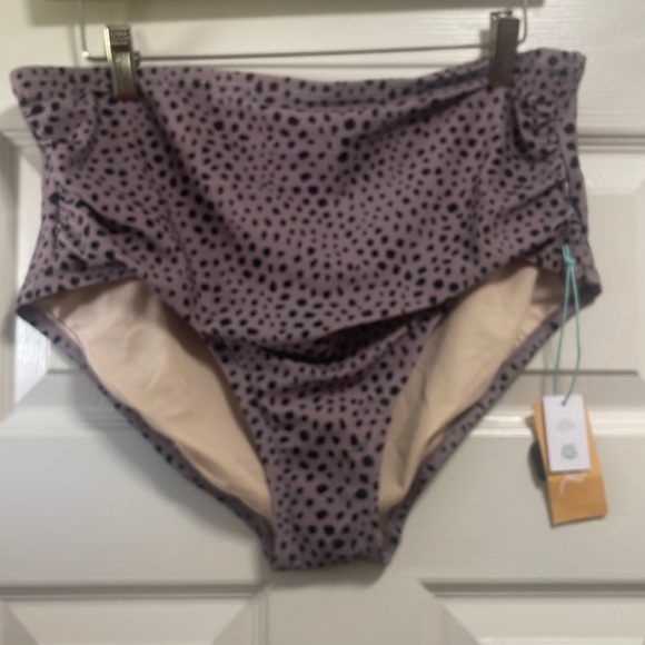 Kona Sol Other - Kona Sol bikini bottom high coverage high waist New swimwear Sz Large